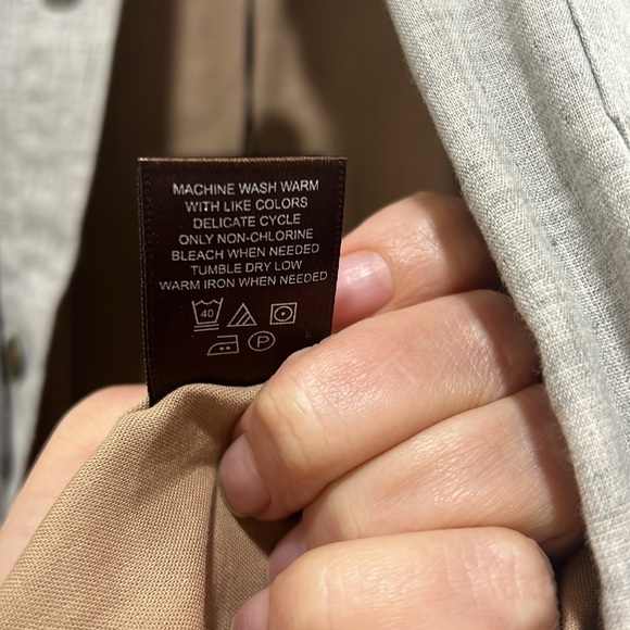 LINCS DC@Co men’s buttoned down. Size M. Gray. - Picture 5 of 11